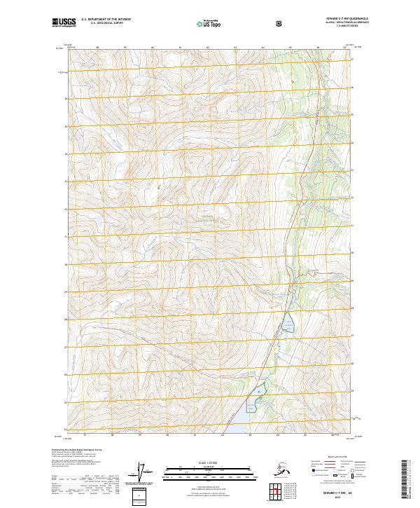 USGS Topographic Map – Seward C-7 NW