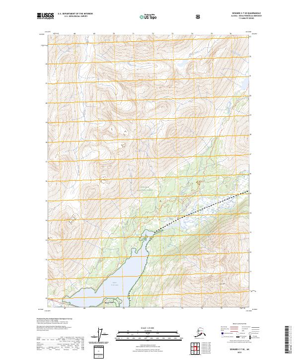 USGS Topographic Map – Seward C-7 SE