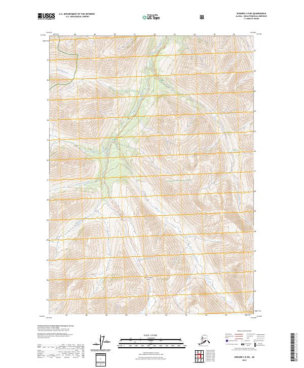 USGS Topographic Map – Seward C-8 NE