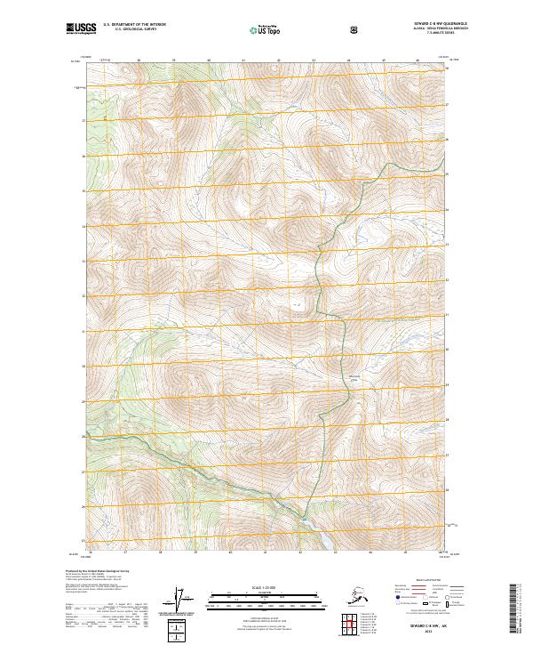 USGS Topographic Map – Seward C-8 NW