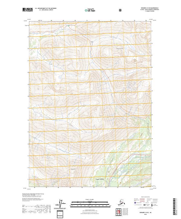 USGS Topographic Map – Seward C-8 SE