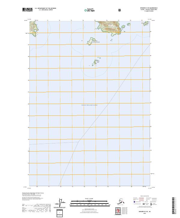 USGS Topographic Map – Seward D-2 SE