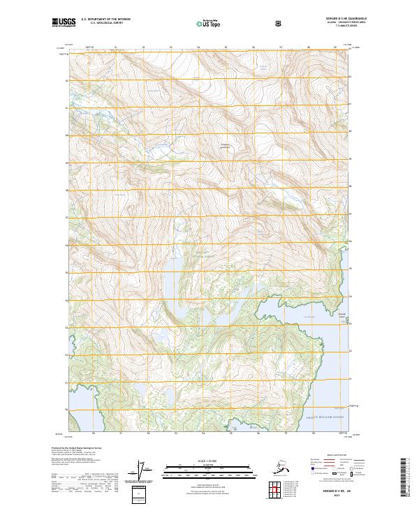 USGS Topographic Map – Seward D-3 NE