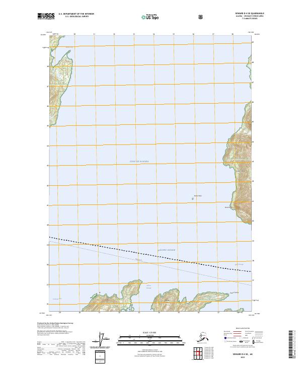 USGS Topographic Map – Seward D-4 SE