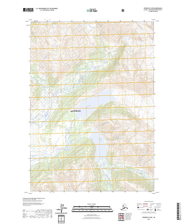 USGS Topographic Map – Seward D-5 NW