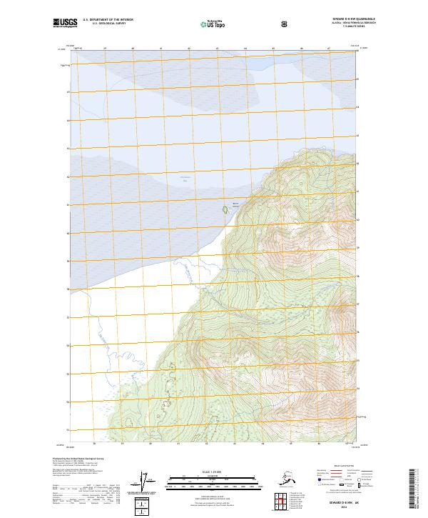USGS Topographic Map – Seward D-8 NW
