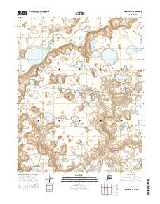 2014 Map of Shishmaref A-1 NE, 2014 Print