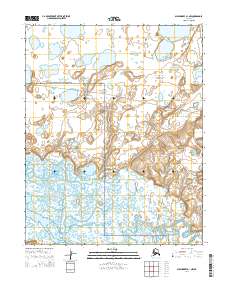 2014 Map of Shishmaref A-1 NW, 2014 Print