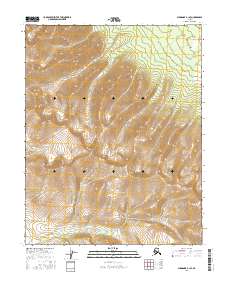 2016 Map of Shungnak B-1 SE, 2016 Print