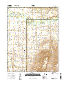 2016 Map of Shungnak B-4 NW, 2016 Print