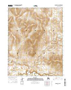 2015 Map of Shungnak C-5 SW, 2015 Print