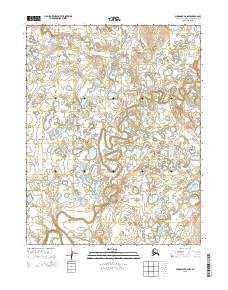 2015 Map of Shungnak C-6 NW, 2015 Print