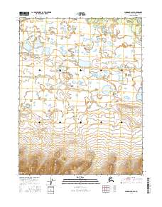 2016 Map of Shungnak D-2 SE, 2016 Print