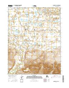 2016 Map of Shungnak D-2 SW, 2016 Print