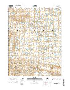 2015 Map of Shungnak D-4 NW, 2015 Print