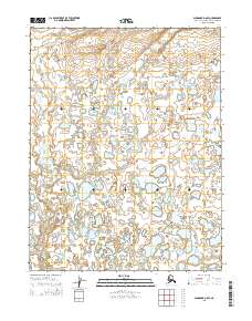 2015 Map of Shungnak D-6 SE, 2015 Print