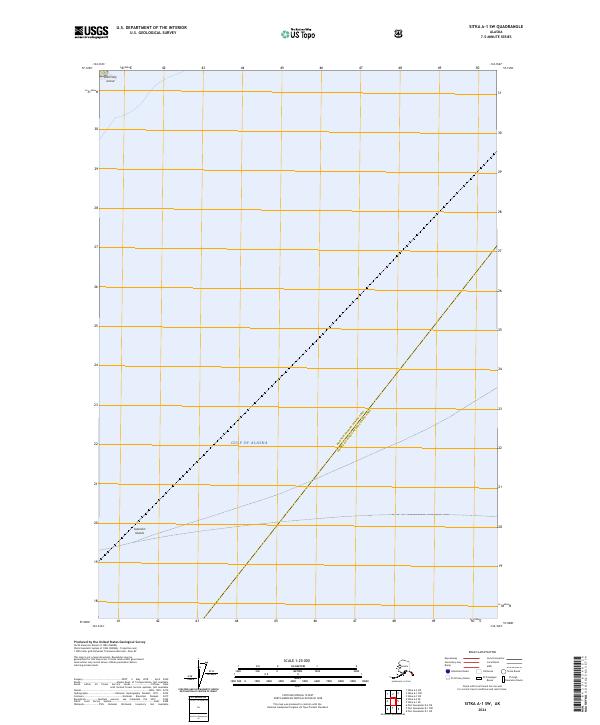 USGS Topographic Map – Sitka A-1 SW