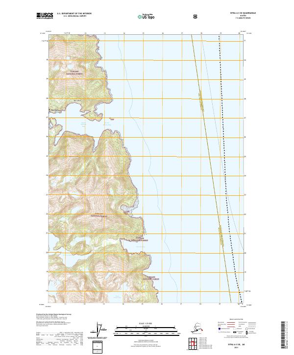 USGS Topographic Map – Sitka A-3 SE