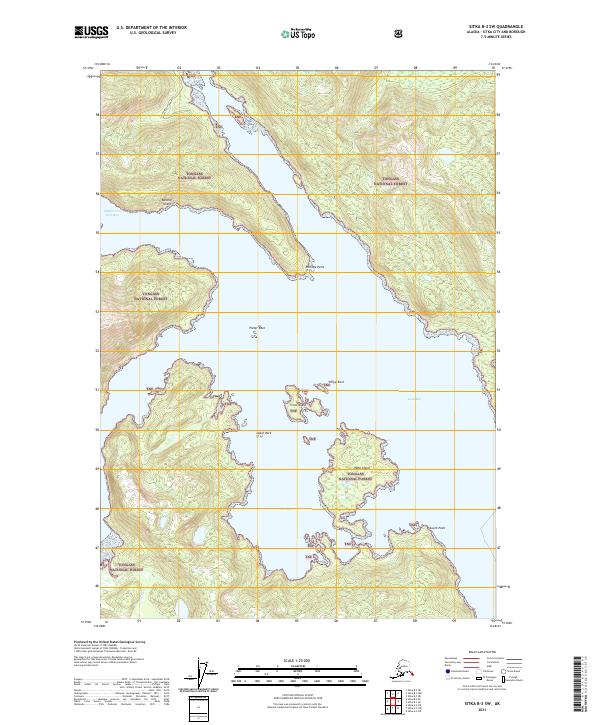 USGS Topographic Map – Sitka B-3 SW