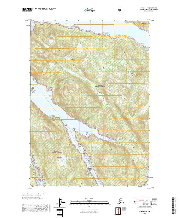 USGS Topographic Map – Sitka B-5 SW