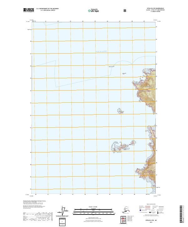 USGS Topographic Map – Sitka B-6 SW