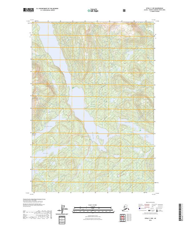 USGS Topographic Map – Sitka C-1 NW
