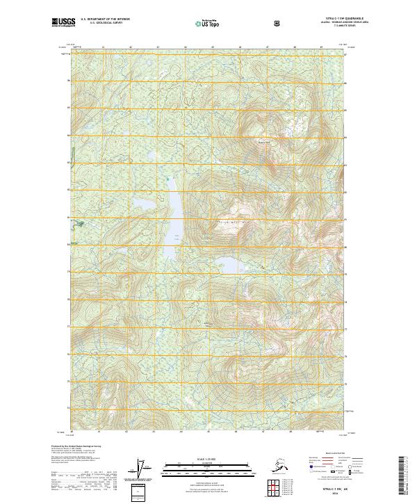 USGS Topographic Map – Sitka C-1 SW
