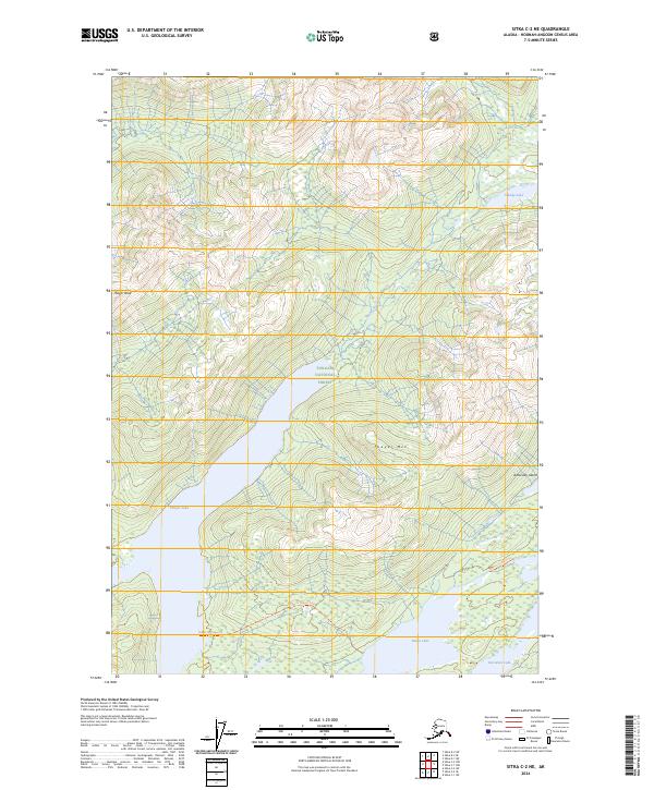 USGS Topographic Map – Sitka C-2 NE