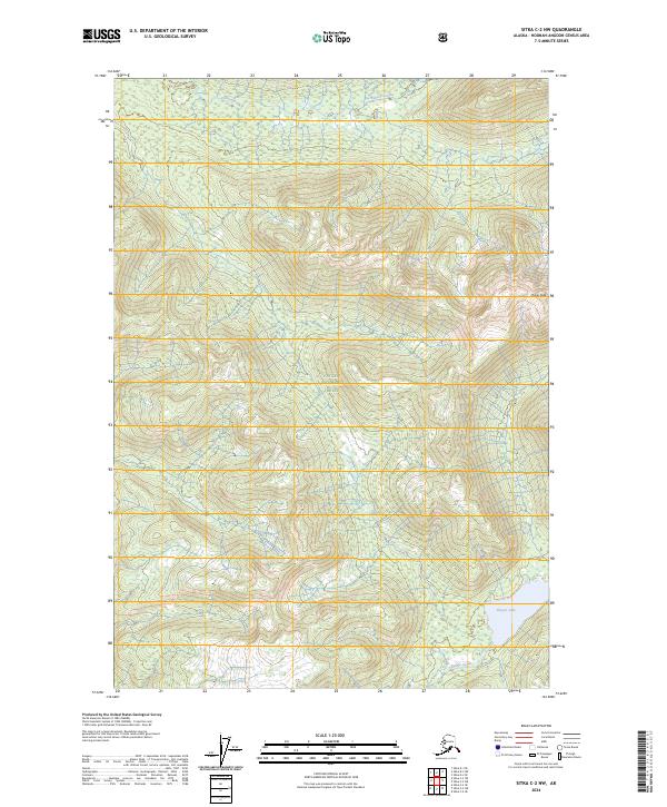 USGS Topographic Map – Sitka C-2 NW
