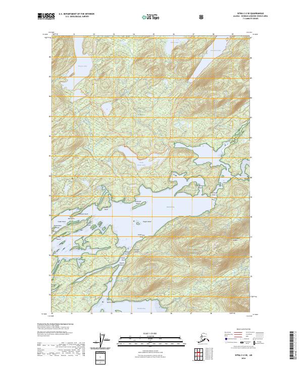 USGS Topographic Map – Sitka C-2 SE