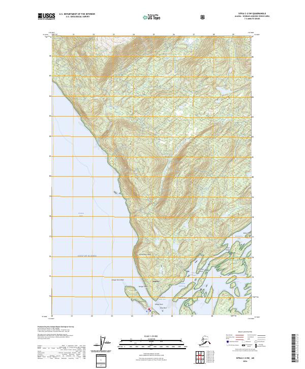 USGS Topographic Map – Sitka C-2 SW
