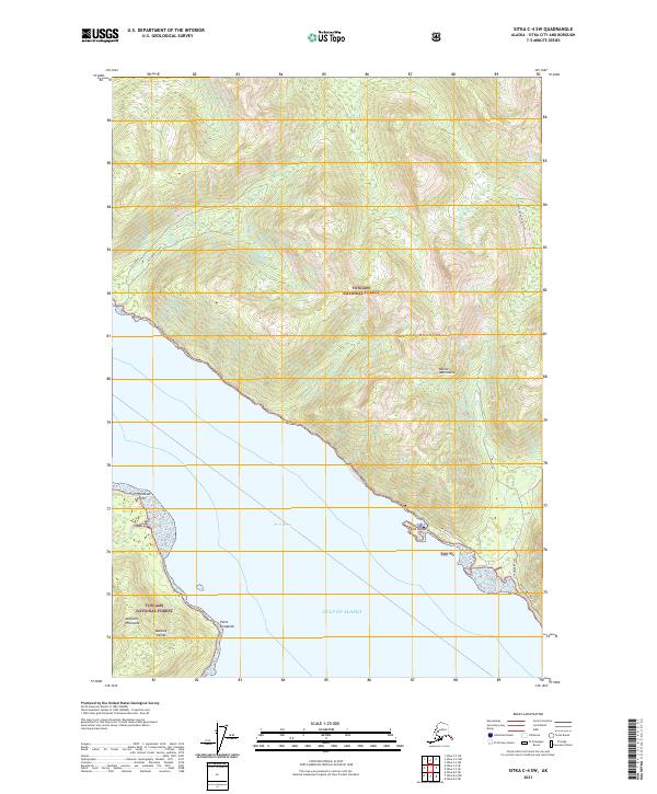 USGS Topographic Map – Sitka C-4 SW