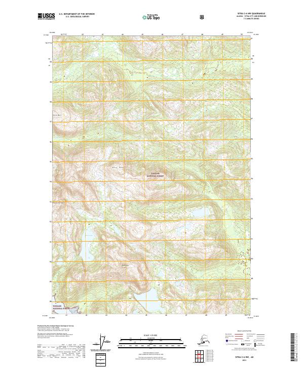 USGS Topographic Map – Sitka C-6 NW