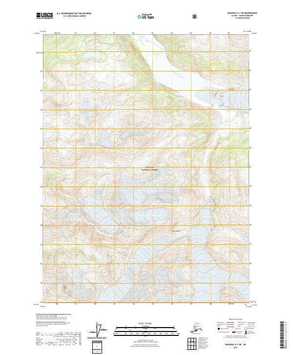 USGS Topographic Map – Skagway A-1 NE