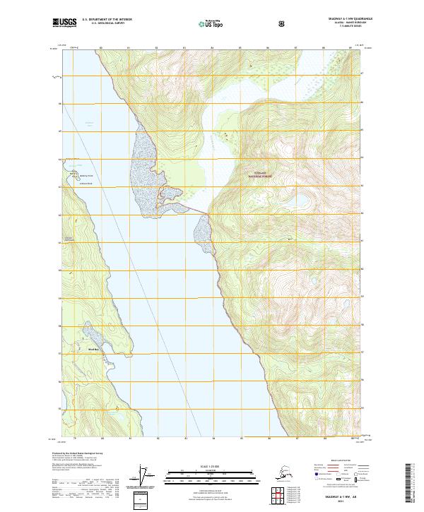 USGS Topographic Map – Skagway A-1 NW