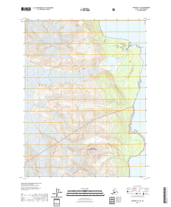 USGS Topographic Map – Skagway A-2 SE