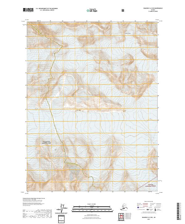 USGS Topographic Map – Skagway A-2 SW