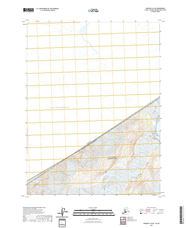 USGS Topographic Map – Skagway A-6 SW