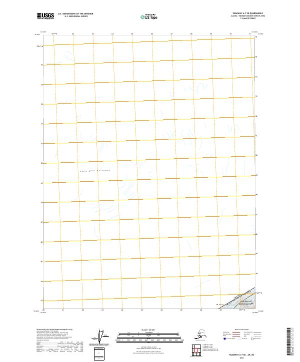 2021 Map of Skagway A-7 SE, 2021 Print