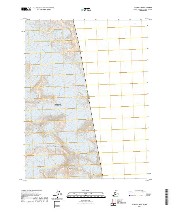 USGS Topographic Map – Skagway A-7 SW