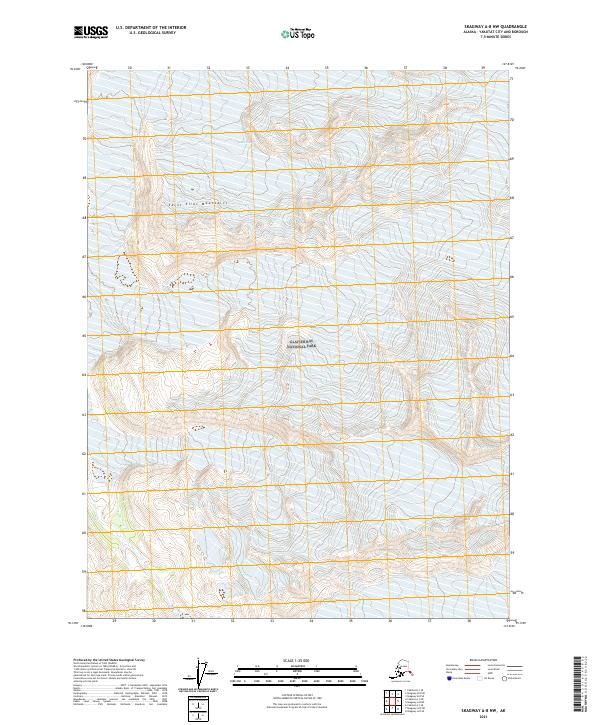 USGS Topographic Map – Skagway A-8 NW