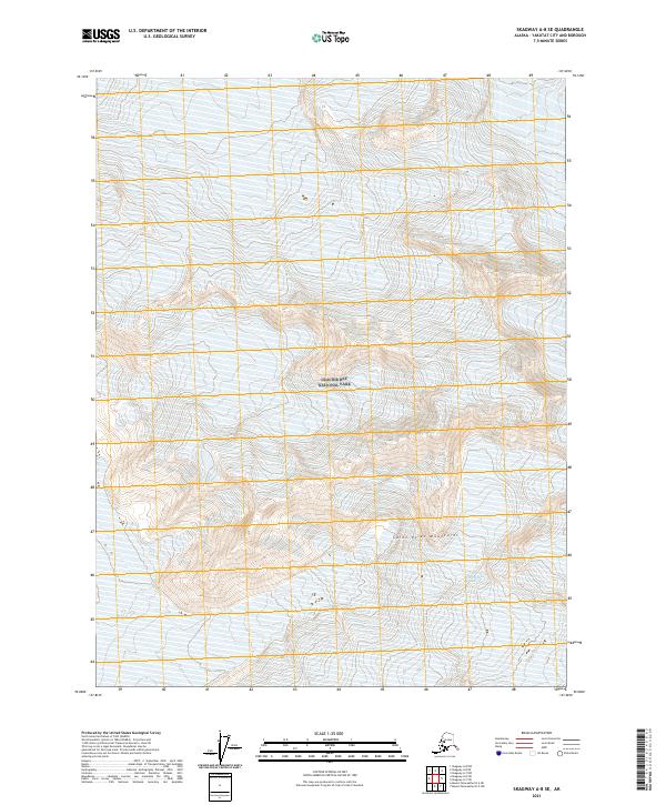2021 Map of Skagway A-8 SE, 2021 Print