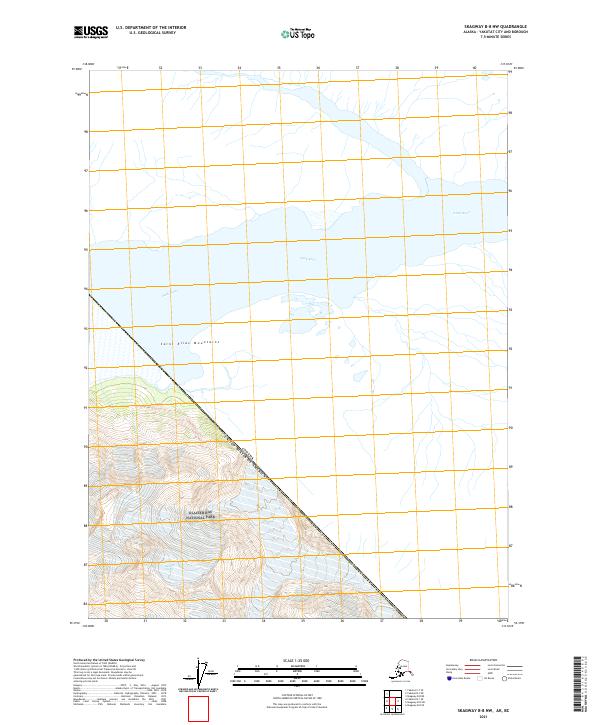 USGS Topographic Map – Skagway B-8 NW