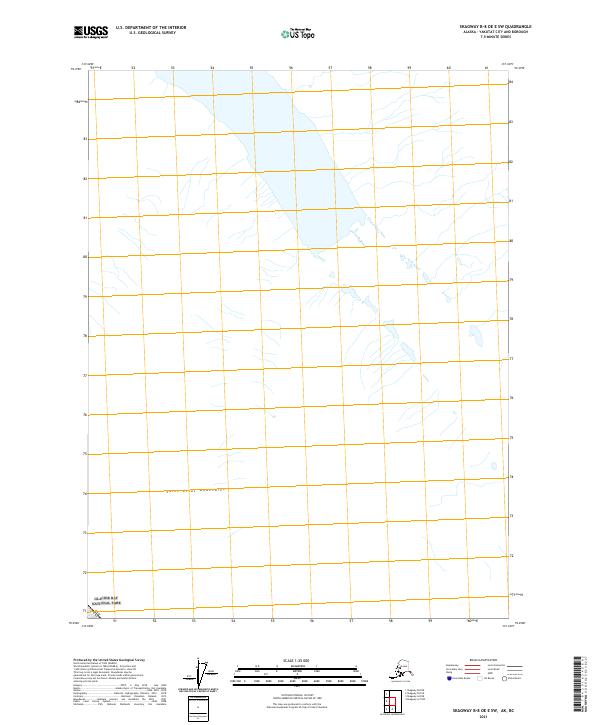 2021 Map of Skagway B-8 OE E SW, 2021 Print