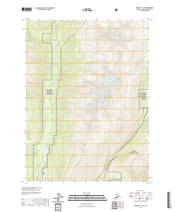 USGS Topographic Map – Skagway C-1 SW