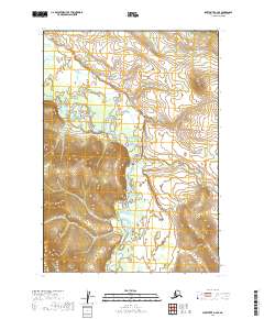 2019 Map of Sleetmute A-2 SE, 2019 Print