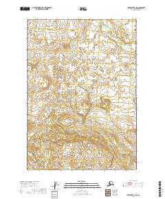 2019 Map of Sleetmute B-1 SE, 2019 Print