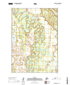 USGS Topographic Map – Sleetmute B-3 NE
