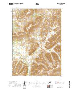 USGS Topographic Map – Sleetmute B-8 SE