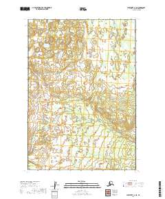 2019 Map of Sleetmute C-1 NE, 2019 Print